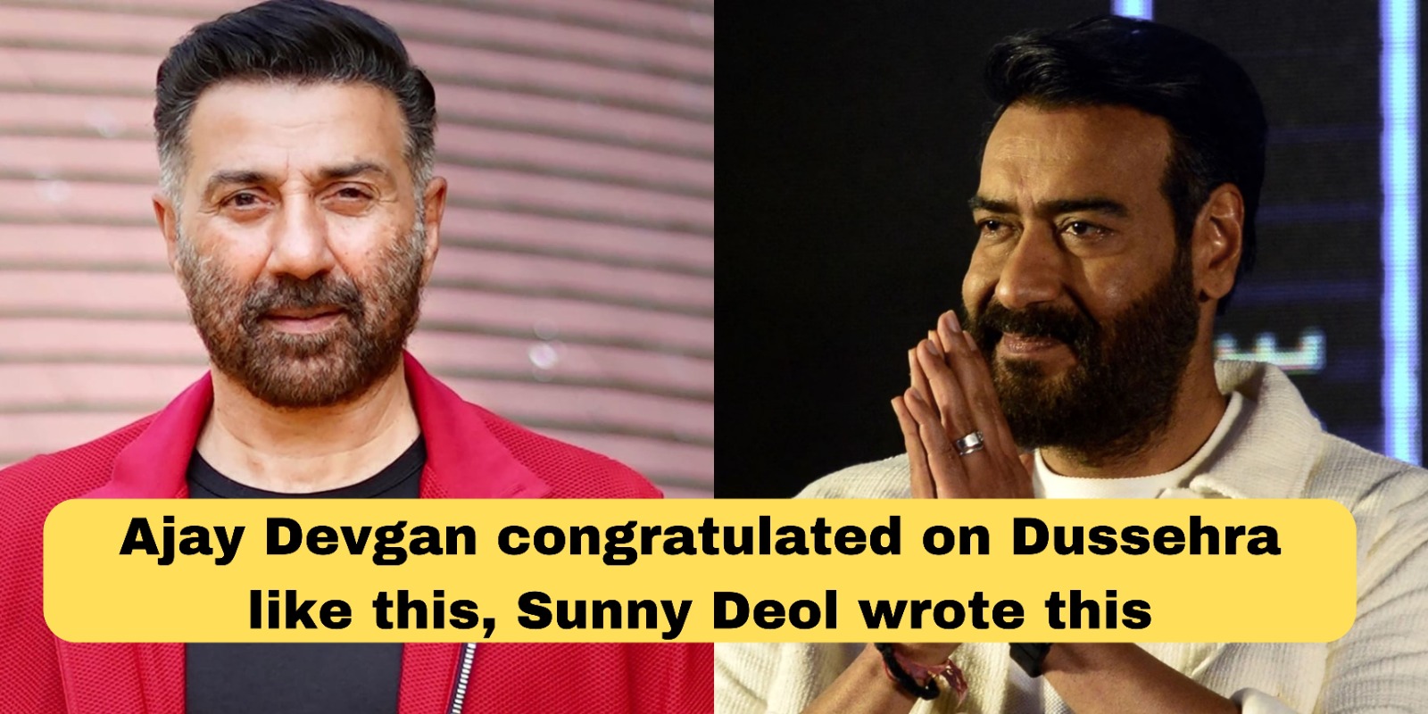 Ajay Devgan congratulated on Dussehra